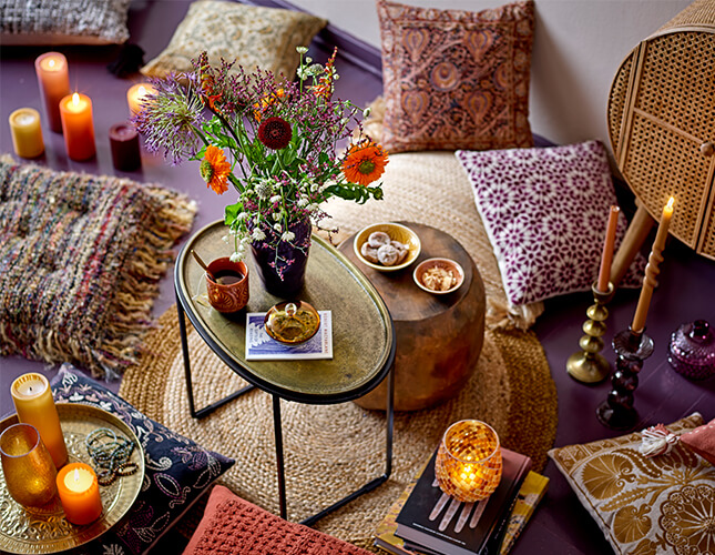 Schön wohnen mit Herbstfarben