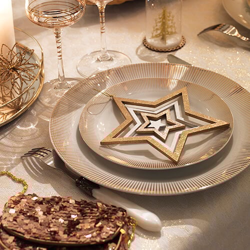 Weihnachtliche Tischdeko
