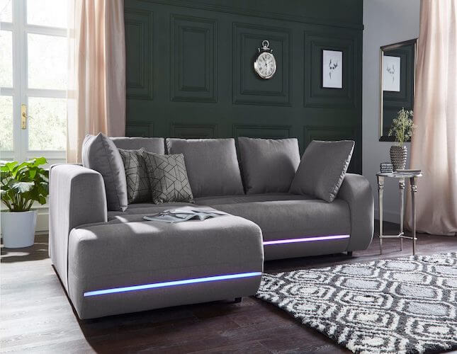 Wohnen mit LED-Möbeln
